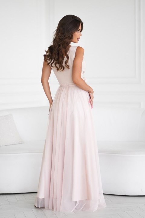 Sukienka Model 318-21 Beige - Bicotone - 48 Sukienka Model 318-21 Beige - Bicotone - 48