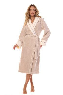 Szlafrok Damski Model Madame Long 2409 Angora - L&L collection - M