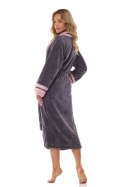 Szlafrok Damski Model Madame Long 2409 Onyx - L&L collection - L Szlafrok Damski Model Madame Long 2409 Onyx - L&L collection - L