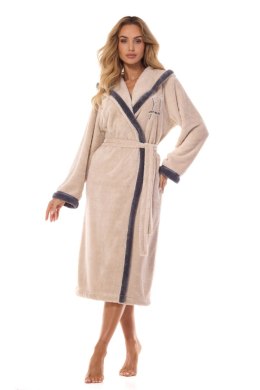 Szlafrok Damski Model Tess Long 2419 Angora - L&L collection - M