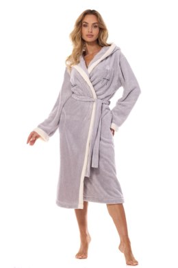 Szlafrok Damski Model Tess Long 2419 Crystal - L&L collection - XXL