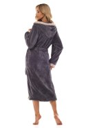 Szlafrok Damski Model Tess Long 2419 Onyx - L&L collection - M Szlafrok Damski Model Tess Long 2419 Onyx - L&L collection - M