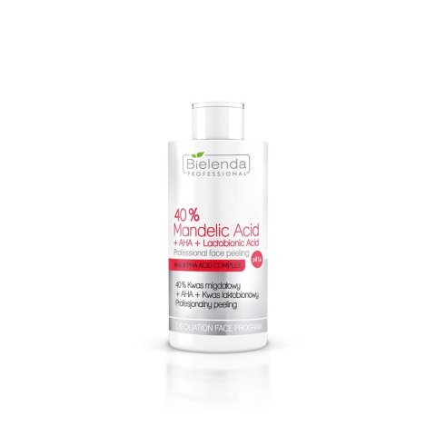 Bielenda Professional Exfoliaton Face Program profesjonalny peeling 40% kwas migdałowy + AHA + kwas laktobionowy 150g (P1) Bielenda Professional Exfoliaton Face Program profesjonalny peeling 40% kwas migdałowy + AHA + kwas laktobionowy 150g (P1)