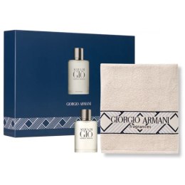 Giorgio Armani Acqua Di Gio Pour Homme zestaw woda toaletowa spray 100ml + ręcznik (P1)
