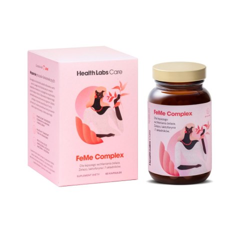 HealthLabs FeMe Complex dla lepszego wchłaniania żelaza 60 kapsułek (P1) HealthLabs FeMe Complex dla lepszego wchłaniania żelaza 60 kapsułek (P1)