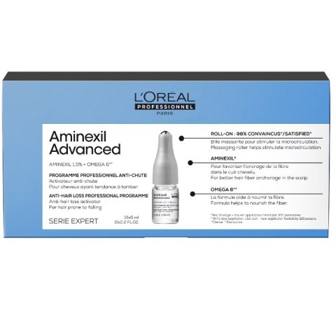 L'Oreal Professionnel Serie Expert Aminexil Advanced zaawansowana kuracja przeciw wypadaniu włosów 10x6ml (P1) L'Oreal Professionnel Serie Expert Aminexil Advanced zaawansowana kuracja przeciw wypadaniu włosów 10x6ml (P1)
