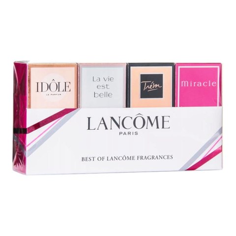 Lancome Best Of Lancome Fragrances zestaw Tresor 7.5ml + Idole 5ml + La Vie Est Belle 4ml + Miracle 5ml (P1) Lancome Best Of Lancome Fragrances zestaw Tresor 7.5ml + Idole 5ml + La Vie Est Belle 4ml + Miracle 5ml (P1)