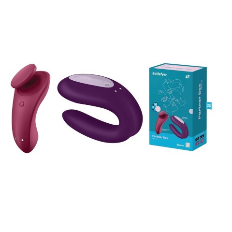Satisfyer Partner Box 1 zestaw Sexy Secret Panty Vibrator + Double Joy Partner Vibrator (P1) Satisfyer Partner Box 1 zestaw Sexy Secret Panty Vibrator + Double Joy Partner Vibrator (P1)