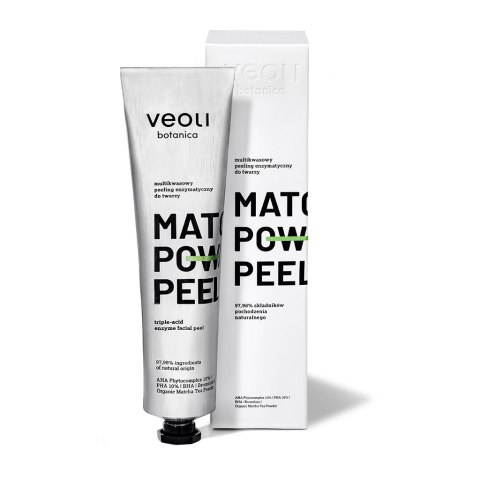 Veoli Botanica Matcha Power Peel multikwasowy peeling enzymatyczny do twarzy 75ml (P1) Veoli Botanica Matcha Power Peel multikwasowy peeling enzymatyczny do twarzy 75ml (P1)