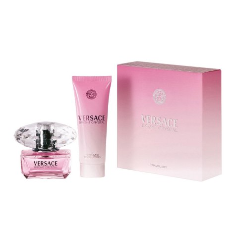 Versace Bright Crystal zestaw woda toaletowa spray 50ml + balsam do ciała 100ml (P1)