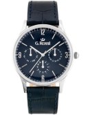 ZEGAREK G. ROSSI - 10737A-6F1 (zg258e) blue/silver + BOX ZEGAREK G. ROSSI - 10737A-6F1 (zg258e) blue/silver + BOX