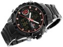 ZEGAREK MĘSKI NAVIFORCE - NF9146S (zn089b) - black/red + BOX ZEGAREK MĘSKI NAVIFORCE - NF9146S (zn089b) - black/red + BOX