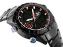 ZEGAREK MĘSKI NAVIFORCE - NF9146S (zn089b) - black/red + BOX ZEGAREK MĘSKI NAVIFORCE - NF9146S (zn089b) - black/red + BOX