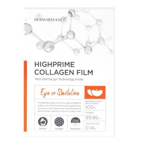 DERMARSSANCE Highprime Collagen Film Eye or Smileline płatki pod oczy lub bruzdy nosowe 5szt. (P1) DERMARSSANCE Highprime Collagen Film Eye or Smileline płatki pod oczy lub bruzdy nosowe 5szt. (P1)
