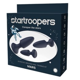 Dream Toys Startroopers Mars Advanced Vibrating Anal Training Kit zestaw korków analnych 3szt. (P1)