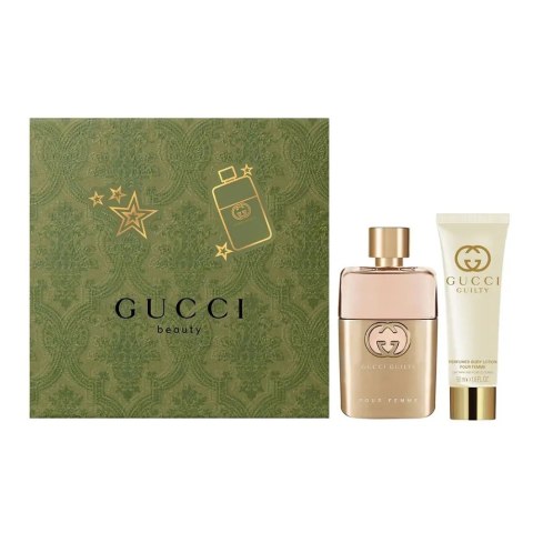 Gucci Guilty Pour Femme zestaw woda perfumowana spray 50ml + balsam do ciała 50ml (P1) Gucci Guilty Pour Femme zestaw woda perfumowana spray 50ml + balsam do ciała 50ml (P1)