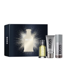 Hugo Boss Bottled zestaw woda toaletowa spray 100ml + żel pod prysznic 100ml + dezodorant spray 150ml (P1)