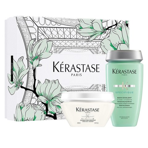 Kerastase Divalent Spring zestaw szampon do włosów 250ml + maska do włosów 200ml (P1) Kerastase Divalent Spring zestaw szampon do włosów 250ml + maska do włosów 200ml (P1)