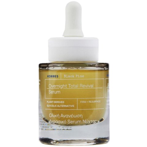 Korres Black Pine Overnight Total Revival Serum dwufazowe serum do twarzy na noc 30ml (P1) Korres Black Pine Overnight Total Revival Serum dwufazowe serum do twarzy na noc 30ml (P1)
