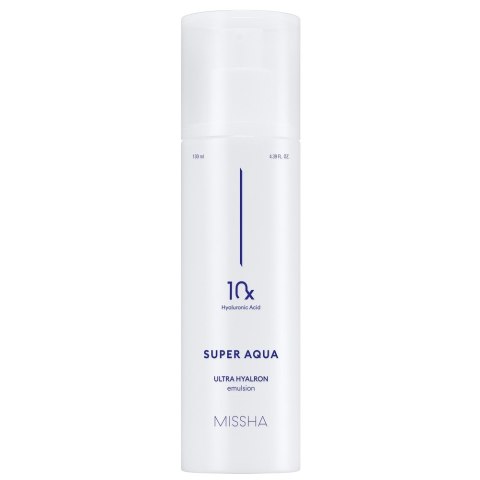 Missha Super Aqua Ultra Hyalron Emulsion lekka emulsja nawilżająca 130ml (P1) Missha Super Aqua Ultra Hyalron Emulsion lekka emulsja nawilżająca 130ml (P1)