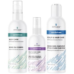 Pityver Zestaw szampon na łupież pstry 150ml + płyn do skóry głowy 100ml + emulsja do ciała 150ml (P1)