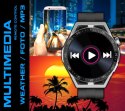 Smartwatch Rubicon RNCE88-1 Czarny- Czarny Pasek Silikonowy + Czarny Pasek Skórzany Smartwatch Rubicon RNCE88-1 Czarny- Czarny Pasek Silikonowy + Czarny Pasek Skórzany