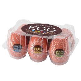 TENGA Easy Beat Egg Hard Boiled Package II zestaw 6 jednorazowych masturbatorów w kształcie jajka (P1)