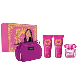 Versace Bright Crystal Absolu zestaw woda perfumowana spray 90ml + balsam do ciała 100ml + żel pod prysznic 100ml + torba kosmet