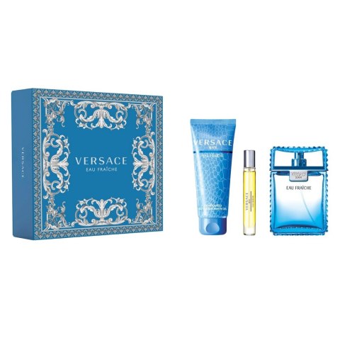 Versace Man Eau Fraiche zestaw woda toaletowa spray 100ml + woda toaletowa spray 10ml + żel pod prysznic 150ml (P1) Versace Man Eau Fraiche zestaw woda toaletowa spray 100ml + woda toaletowa spray 10ml + żel pod prysznic 150ml (P1)