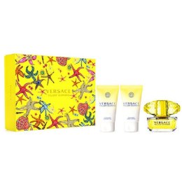 Versace Yellow Diamond zestaw woda toaletowa spray 50ml + balsam do ciała 50ml + żel pod prysznic 50ml (P1)
