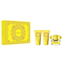 Versace Yellow Diamond zestaw woda toaletowa spray 50ml + żel pod prysznic 50ml + balsam do ciała 50ml (P1)