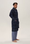 Szlafrok Męski Model Hover 41938-59X Navy - Henderson - XXL