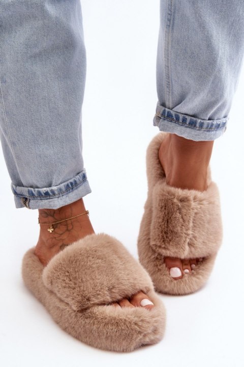 Kapcie Model Biella WSL-187 Beige - Step in style - 37 Kapcie Model Biella WSL-187 Beige - Step in style - 37