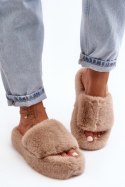 Kapcie Model Biella WSL-187 Beige - Step in style - 38 Kapcie Model Biella WSL-187 Beige - Step in style - 38