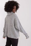 Golf Damski Model BA-SW-015.01P Grey - Badu - uniwersalny Golf Damski Model BA-SW-015.01P Grey - Badu - uniwersalny