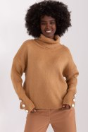 Golf Damski Model BA-SW-015.01P Light Brown - Badu - uniwersalny