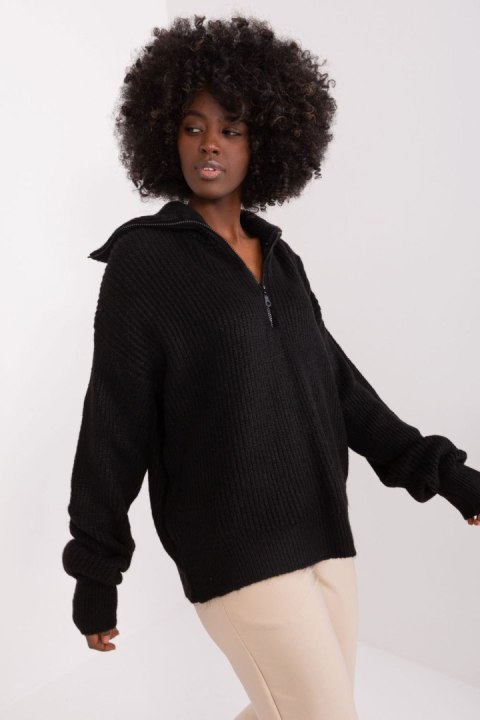 Golf Damski Model BA-SW-0374.07P Black - Badu - uniwersalny Golf Damski Model BA-SW-0374.07P Black - Badu - uniwersalny