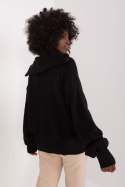 Golf Damski Model BA-SW-0374.07P Black - Badu - uniwersalny Golf Damski Model BA-SW-0374.07P Black - Badu - uniwersalny