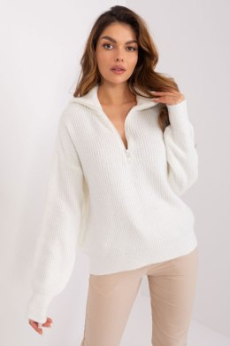 Golf Damski Model BA-SW-0374.35P Ecru - Badu - uniwersalny