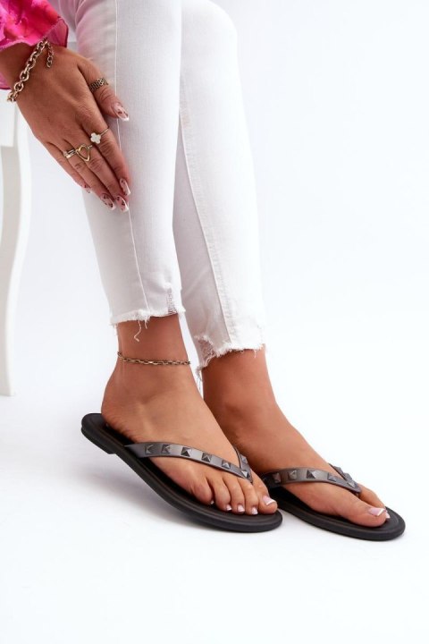 Sandał Japonki Model Zaxy JJ285297 Grey/Back - Step in style - 39 Sandał Japonki Model Zaxy JJ285297 Grey/Back - Step in style - 39