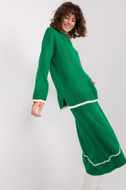 Spódnica Komplet Model BA-KMPL-2210.44P Green - Badu - uniwersalny Spódnica Komplet Model BA-KMPL-2210.44P Green - Badu - uniwersalny