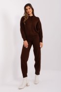 Spodnie Komplet Model BA-KMPL-2211.13P Dark Brown - Badu Hurtownia odzieży on-line, moda damska, bielizna i obuwie dla kobiet - Spodnie Komplet Model BA-KMPL-2211.13P Dark Brown - Badu Hurtownia odzieży on-line, moda damska, bielizna i obuwie dla kobiet -