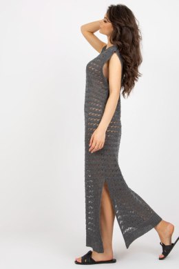 Sukienka Plażow Sukienka Model BA-SK-9003.47P Dark Grey - Badu - uniwersalny