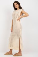 Sukienka Plażow Sukienka Model BA-SK-9003.47P Light Beige - Badu - uniwersalny