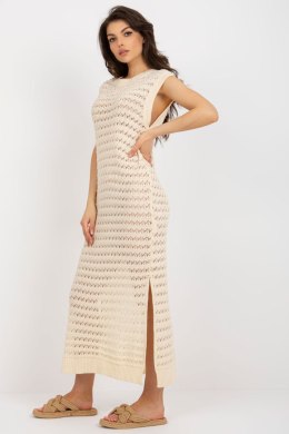 Sukienka Plażow Sukienka Model BA-SK-9003.47P Light Beige - Badu - uniwersalny