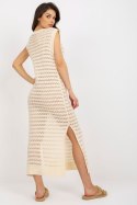 Sukienka Plażow Sukienka Model BA-SK-9003.47P Light Beige - Badu - uniwersalny