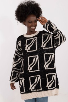 Sweter Damski Model BA-SW-0277.02 Black - Badu - uniwersalny