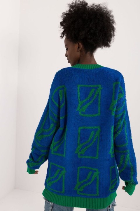 Sweter Damski Model BA-SW-0277.02 Dark Blue - Badu - uniwersalny Sweter Damski Model BA-SW-0277.02 Dark Blue - Badu - uniwersalny