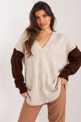 Sweter Damski Model BA-SW-0549.32 Brown - Badu - uniwersalny
