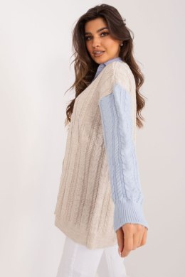 Sweter Damski Model BA-SW-0549.32 Light Blue - Badu - uniwersalny